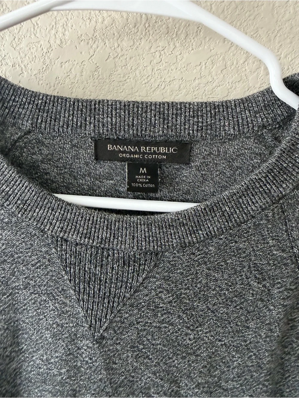 Banana Republic Men’s Charcoal Crewneck Sweater